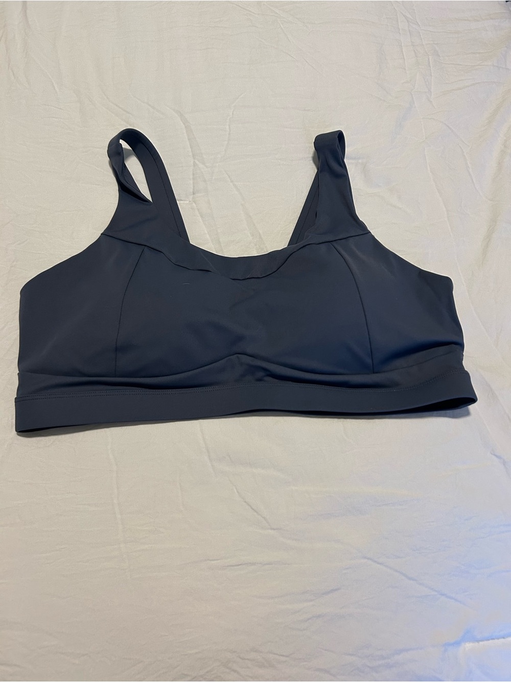 Running Girl Gray Sports Bra